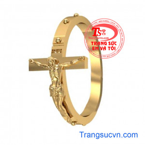 Nhẫn Thánh Giá Chúa Giê su Chúa chúng ta Người đã dùng Thánh Giá mà cứu chuộc tội lỗi chúng ta, cho chúng ta lại được giao hoà với Người, được ơn gọi Chúa là cha