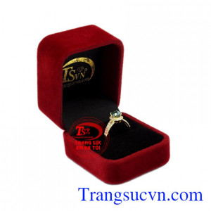 Nhẫn nữ vàng Zircon đẹp