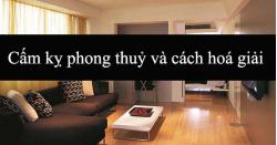 Cấm kỵ phong Thuỷ và cách hoá giải