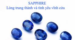 Sapphire – Lòng trung thành và tình yêu vĩnh cửu