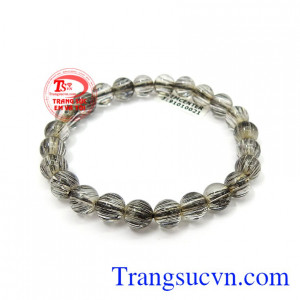 Chuỗi tay thạch anh tóc thành công màu sắc đẹp, chất lượng cao, có giấy kiểm định đảm bảo