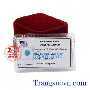 Đá Zircon ép vỉ sang trọng có thể chế tác thành nhẫn hoặc mặt dây sẽ vô cùng xinh xắn và sang trọng.