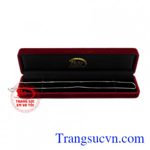 Dây chuyền nữ vàng trắng dịu dàng