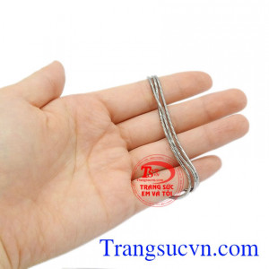 Dây chuyền nữ vàng trắng dịu dàng vàng 10k