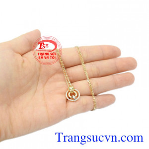 Dây chuyền vàng nữ tinh tế vàng 10k
