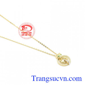Dây chuyền vàng nữ tinh tế vàng 10k chất lượng, uy tín giao trên toàn quốc.