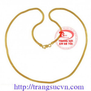Dây chuyền vàng tây nữ