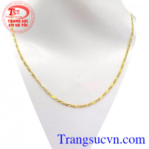 Dây vàng cho nữ sáng Tinh tế sang trọng với dây chuyền vàng nữ,Tôn Vinh giá trị đích thực phái đẹp,Uy tín hợp thời trang,giá hợp lý,sáng bóng lấp lánh