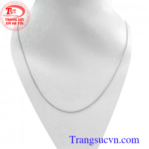 Dây vàng trắng Ý 18k nhập khẩu ITALY