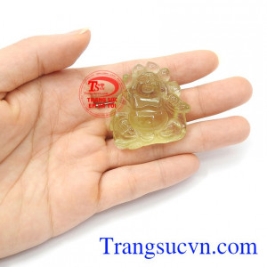 Di Lặc Thạch anh vàng sang trọng là món quà ý nghĩa cho người thân và bạn bè