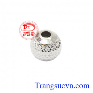 Mặt dây chuyền charm bi phay là sản phẩm nhập khẩu nguyên chiếc từ Italy bằng vàng 10k,Mặt dây chuyền charm bi phay