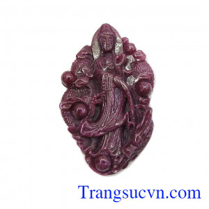 Mặt dây Ruby bình an sẽ mang đến sức khỏe, hạnh phúc và sự bình an