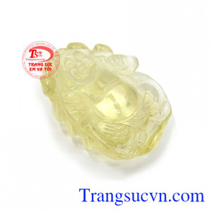 Mặt Di Lặc Citrine Thịnh Vượng là biểu tượng của sự vui vẻ, hạnh phúc và bình an, là lá bùa hộ mệnh cho mỗi người