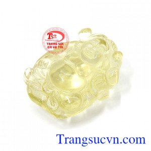 Mặt Di Lặc Citrine Thịnh Vượng phù hợp làm mặt dây chuyền sang trọng, thời trang và đẳng cấp
