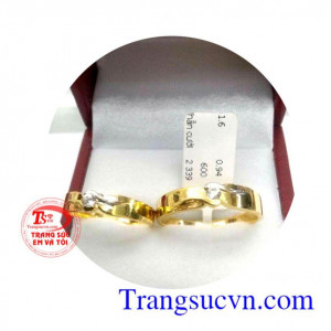 Nhẫn cưới vàng tây tình yêu Thế giới nhẫn cưới đẹp