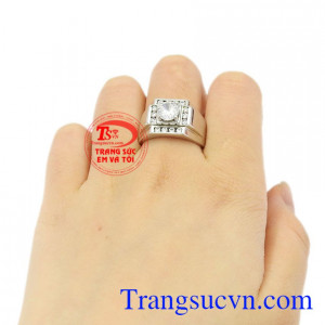 Nhẫn nam bạc nam tính