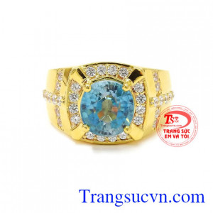 Nhẫn nam vàng Zircon sẽ là món quà ý nghĩa dành cho phái mạnh.