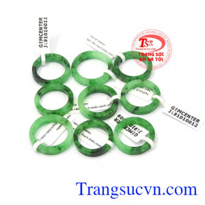 Nhẫn ngọc Jadeite ngón út đẹp