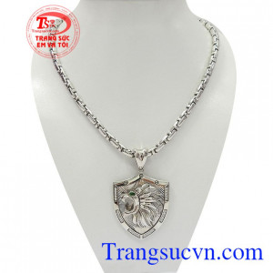 Bộ dây chuyền nam phong độ vàng 10k kết hợp giữa dây chuyền Italy và mặt dây Korea bền đẹp, chất lượng, kiểu dáng thời trang