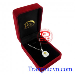 Bộ dây chuyền nữ Sapphire vàng uy tín, chất lượng, giao hàng trên toàn quốc,Bộ dây chuyền nữ Sapphire vàng