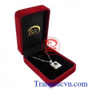 Sản phẩm thích hợp làm quà tặng cho người thân hoặc bạn bè,Bộ dây chuyền Sapphire nữ quý tộc