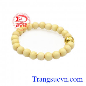 Vòng dâu tằm cho bé giúp bé tránh giật mình, tránh khóc đêm, tránh đổ mồ hôi trộm, giúp bé ngủ ngon,Chuỗi tay dâu vàng ta