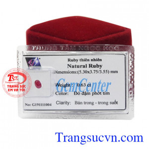 Đá quý Ruby ép vỉ thiên nhiên sẽ là sự lựa chọn hoàn hảo để làm quà tặng cho người thân, bạn bè.