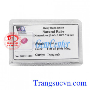 Đá Ruby ép vỉ chất lượng được nhiều khách hàng ưa chuộng và yêu thích.