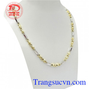 Dây chuyền nam vàng thời thượng 10k nhập khẩu nguyên chiếc từ Italy kiểu dáng đẹp, chất lượng vàng đảm bảo