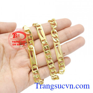 Dây chuyền vàng màu đẳng cấp bảo hành uy tín, giao hàng toàn quốc.