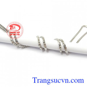 Dây chuyền vàng trắng thời thượng thương hiệu uy tín, chất lượng, giao hàng nhanh trên toàn quốc,Dây chuyền vàng trắng thời thượng