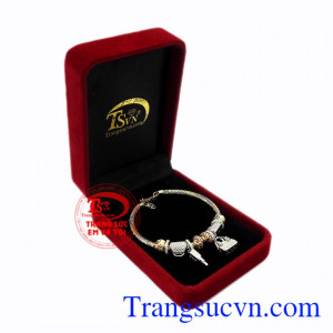 Lắc cham vàng tây thời thượng 