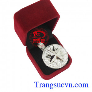 Mặt Dây Vàng Tây Đá Quý