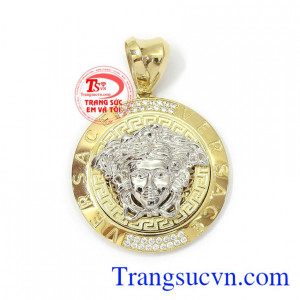 Mặt dây nam vàng tây mạnh mẽ vàng 10k nhập khẩu Korea kiểu dáng đẹp, chất lượng đảm bảo.