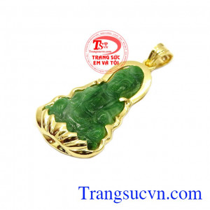 Sản phẩm hợp phong thủy mang đến sụ may mắn, bình an và thịnh vượng cho người mệnh Hỏa, Mộc,Mặt dây quan âm Jadeite đẹp