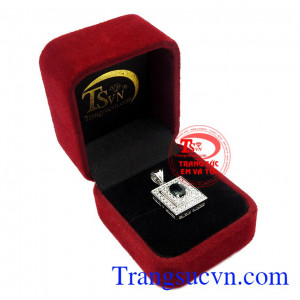 Sản phẩm thích hợp làm quà tặng cho người thân hoặc bạn bè,Mặt dây Sapphire nữ quý tộc