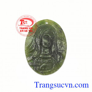 Mặt mẹ đức mẹ ngọc nephrite