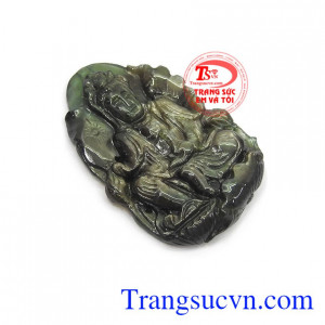 Mặt phật bà Sapphire hạnh phúc chạm khắc công nghệ cao đường nét chân thực, tinh xảo