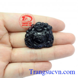 Ý nghĩa chính của Phật Di Lặc trong phong thủy đó là niềm vui và hạnh phúc bất tận,Mặt phật Di Lặc Sapphire phúc hậu