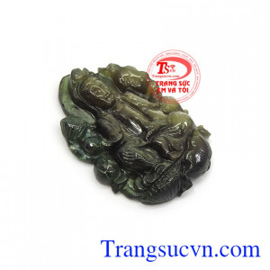 Mặt phật Quan Âm cát khí có thể bọc vàng hoặc bạc đeo sang trọng, thời trang và may mắn