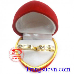 Nhẫn cưới vàng giá rẻ đẹp sang trọng kinh tế cho đôi bạn trẻ