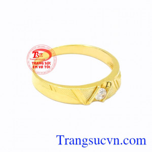 Nhẫn nam vàng công danh sẽ được nhiều cánh đàn ông ưa chuộng và lựa chọn.