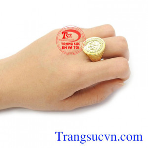 Nhẫn nam vàng tây công lý thương hiệu uy tín, chất lượng, chế tác theo yêu cầu, bảo hành 12 tháng