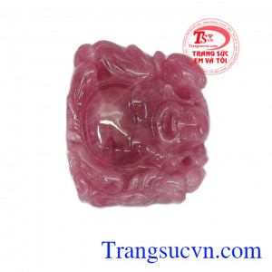 Phật di lặc ruby thịnh vượng được ché tác từ đá ruby thiên nhiên