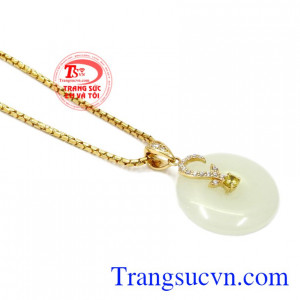 Bộ mặt dây ngọc cẩm thạch nữ tính giao hàng toàn quốc. 