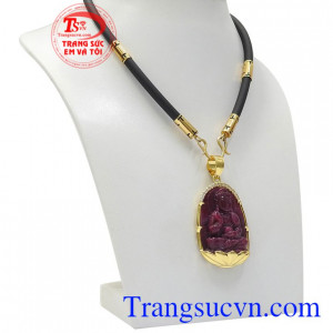 Bộ mặt dây phật bản mệnh tuổi Tuất-Hợi đem lại sự bình an, điềm lành cho nam giới.