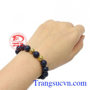 Chuỗi tay vàng Sapphire