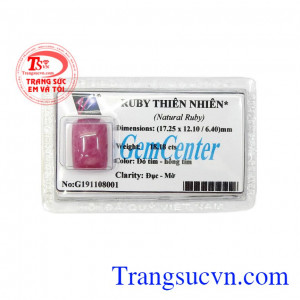 Đá Ruby ép vỉ thiên nhiên là sản phẩm từ đá quý Ruby chất lượng, được chế tác tinh xảo,Đá Ruby ép vỉ thiên nhiên
