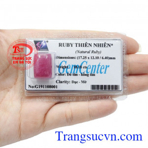 Theo phong thủy, Ruby mang lại may mắn cho người mệnh Hỏa, Thổ,Đá Ruby ép vỉ thiên nhiên