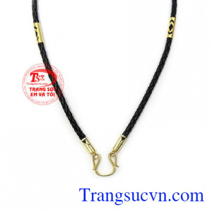 Dây da bọc vàng phong độ thương hiệu uy tín, chất lượng, chế tác theo yêu cầu khách hàng